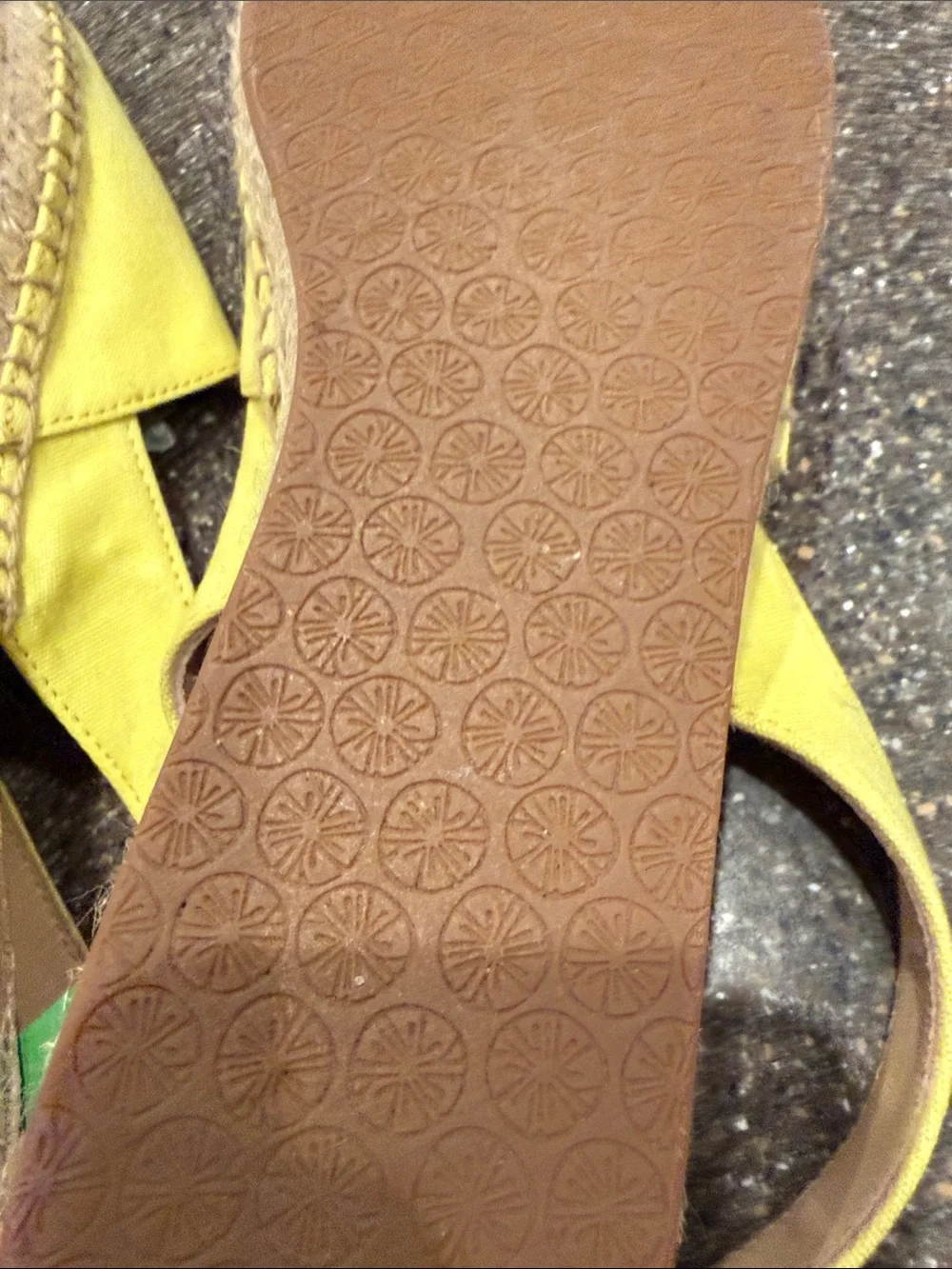 Lilly Pulitzer Yellow Pineapple Patch Slingback Espadrilles